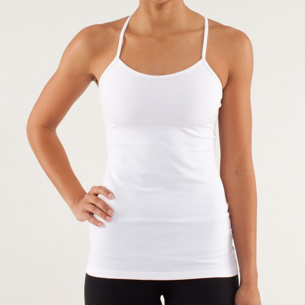 Lululemon Power Y Tank White